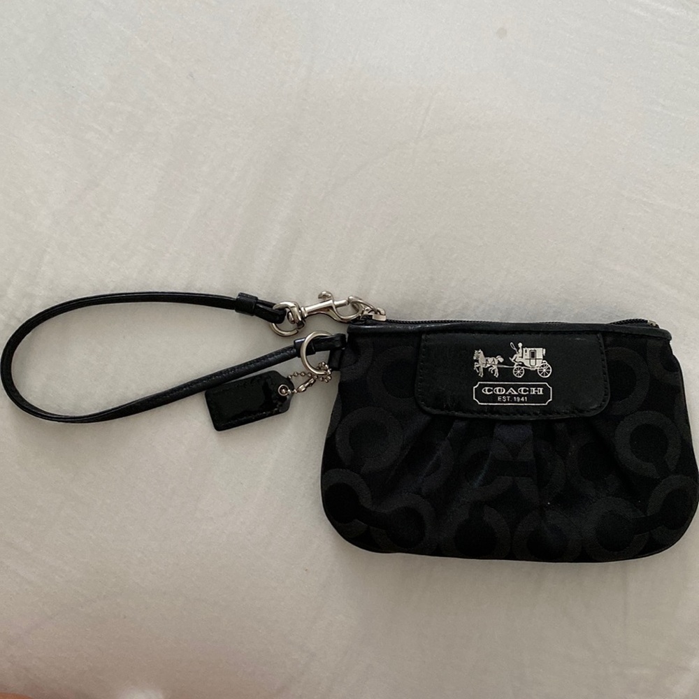 Coach Wristlet in Black